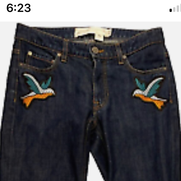 Victoria Beckham - Embroidered Jeans